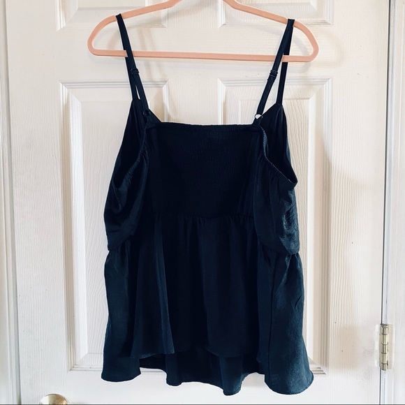 NWT TORRID Textured Satin Peplum Cami - Picture 8 of 9